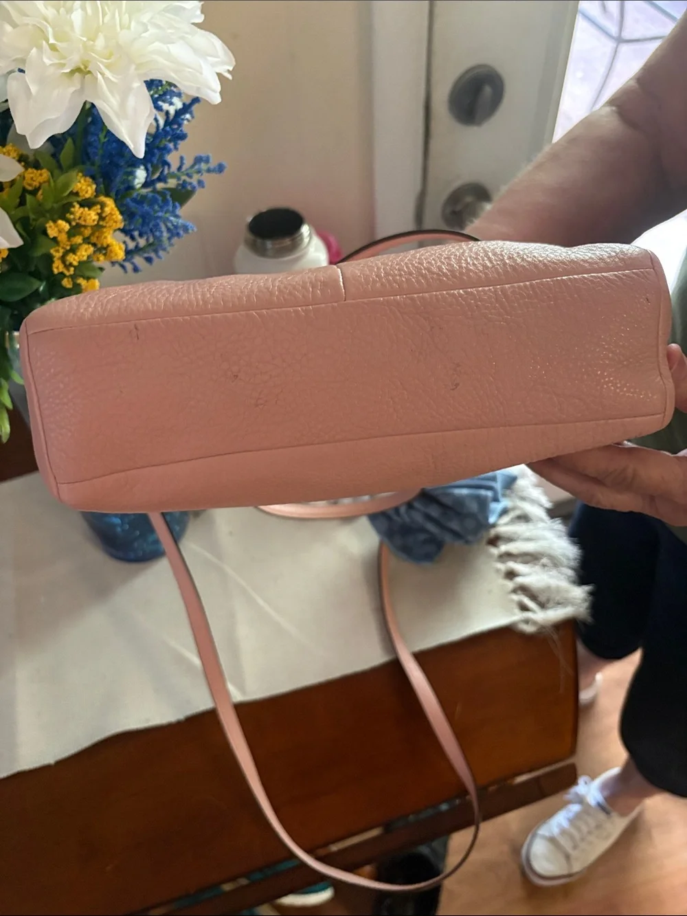 Coach Pink Leather Satchel